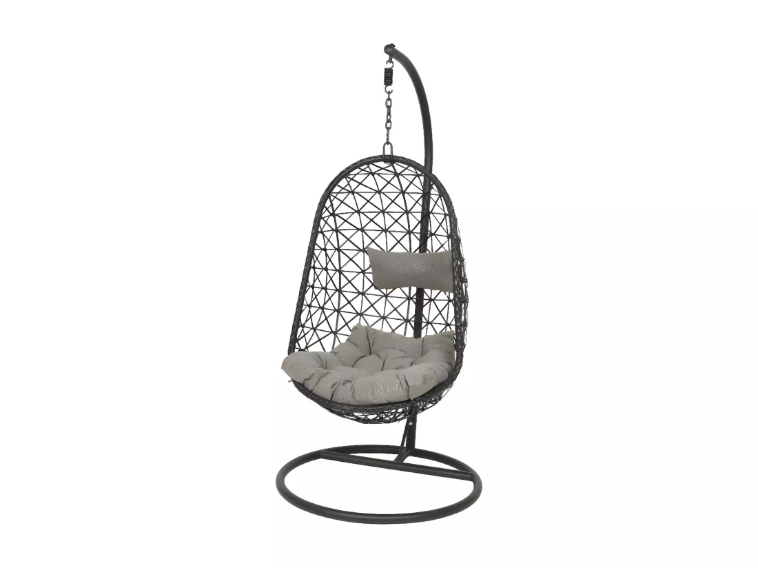Fauteuil suspendu Bologna Noir - Jardideco