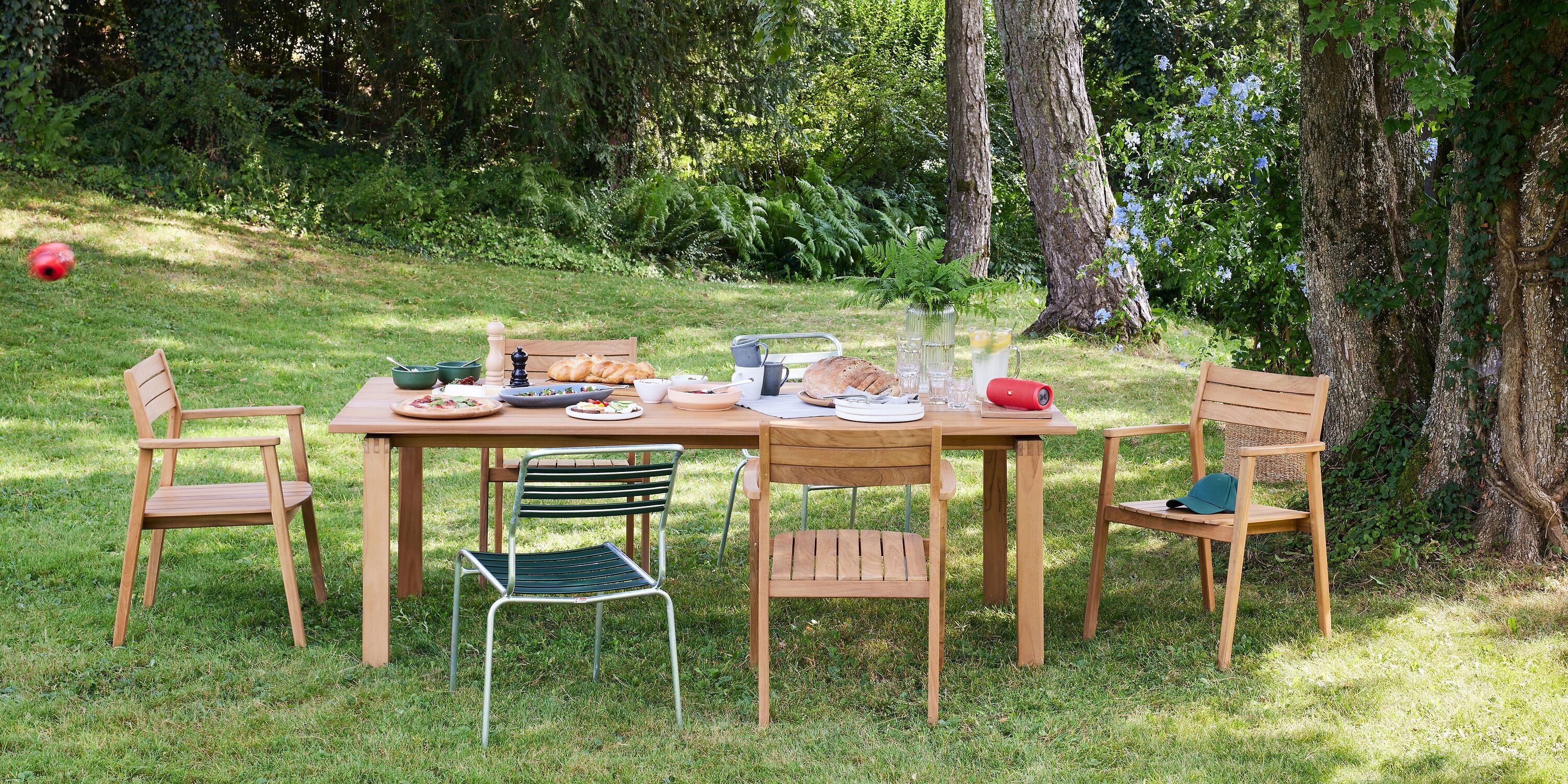PHOENIX Gartentisch - Holz / B: 215.0 cm x T: 98.5 cm x H: 75.0 cm