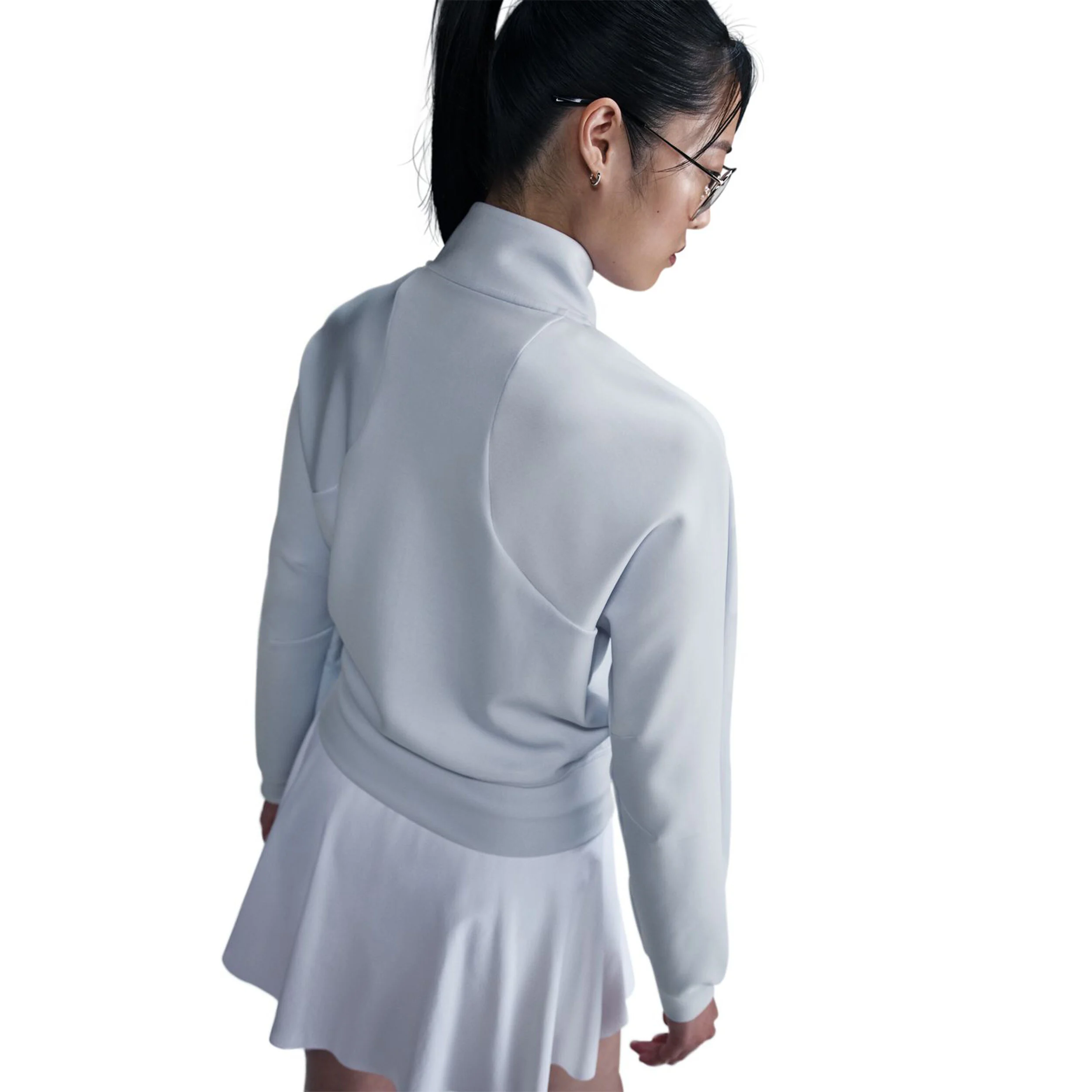 Nike Court Dri-Fit Heritage Veste De Survêtement Femmes - Gris Clair