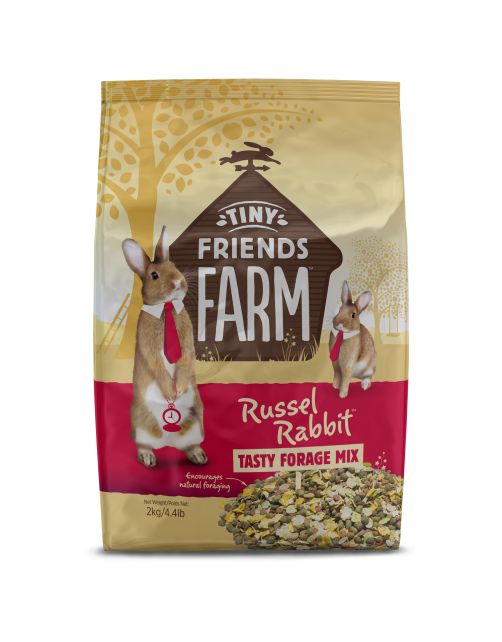 Tiny Friends Farm Russel Rabbit Tasty Forage Mix - Konijnenvoer - 2 kg