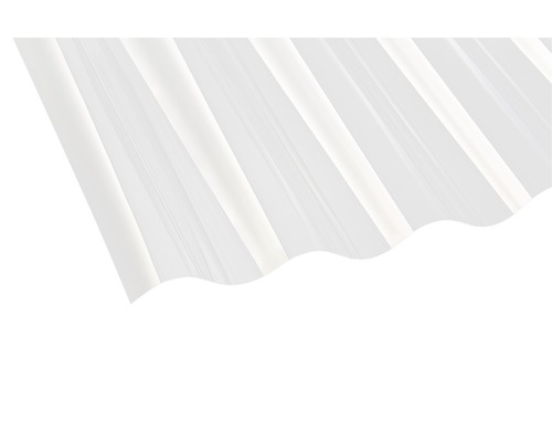PVC golfplaat Sinus 130/30 helder 1250 mm x 1000 mm x 1,1 mm