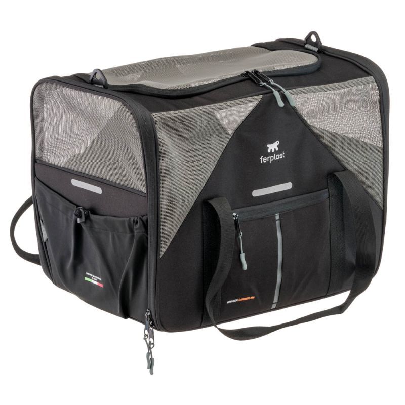 Ferplast Voyager 450 - Draagtas - Zwart - 49x36 cm - L