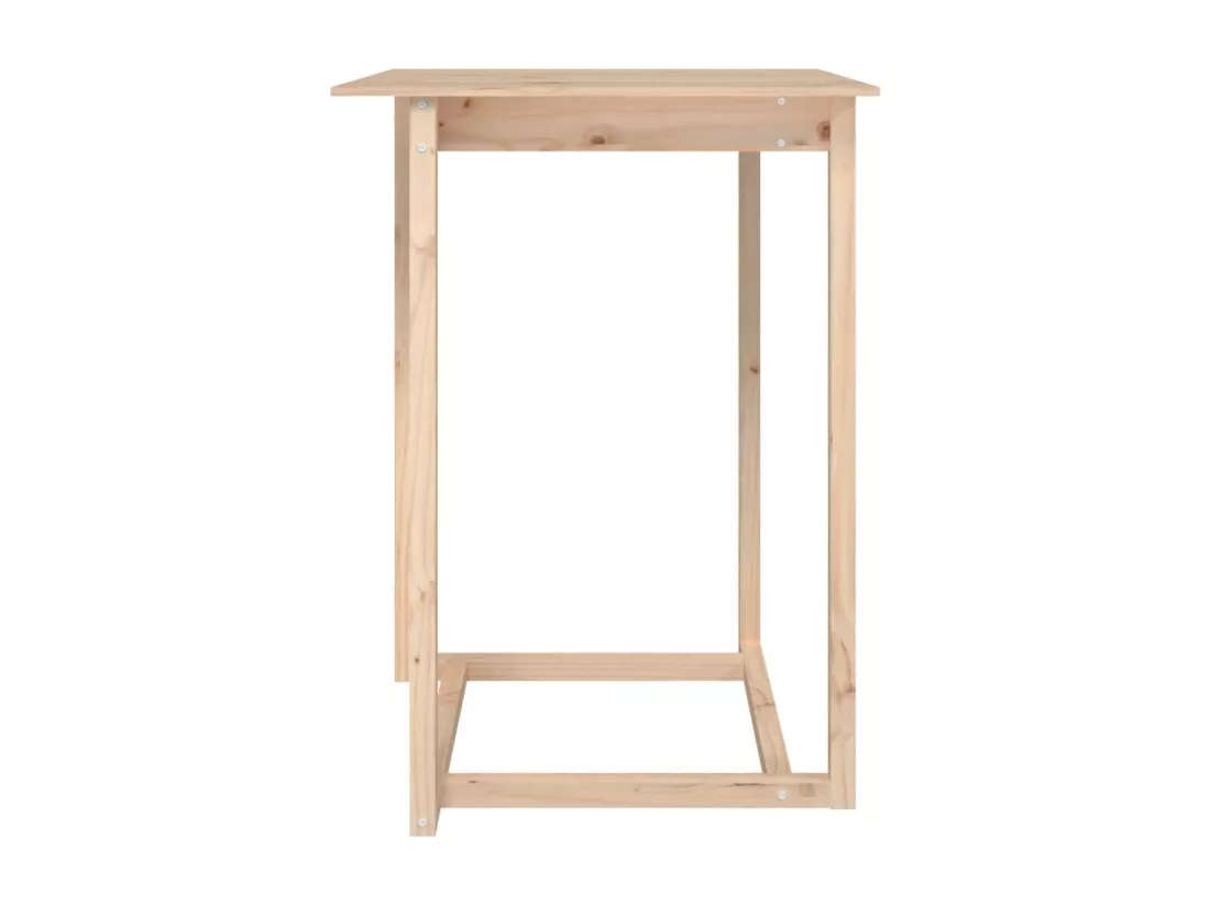 Table de bar 80x80x110 cm Bois massif de pin