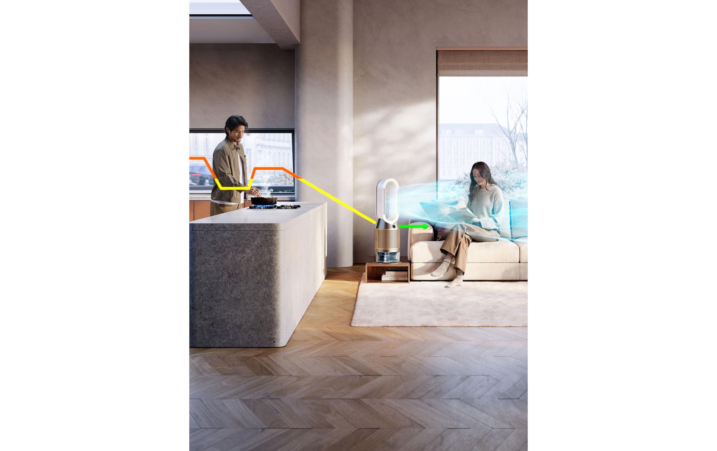 DYSON Luftreiniger »Hot+Cool PH2 De-Nox 81 m³«
