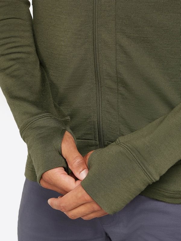 Icebreaker Merino 260 Quantum Iv Sweatshirt Met Rits Groen Man