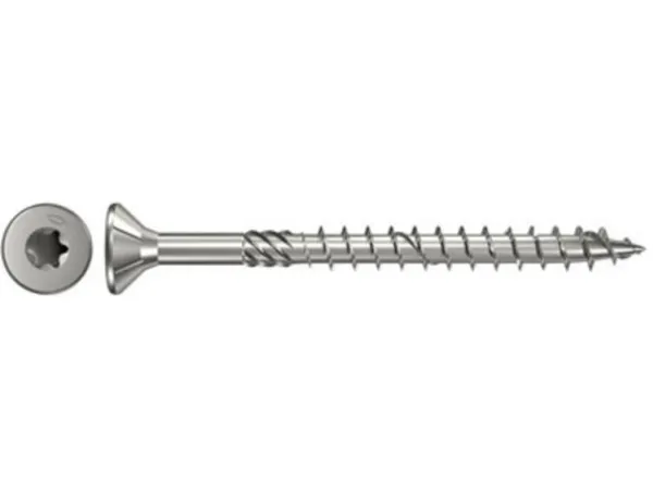 Fischer 657085 Træskrue 5 mm 50 mm T-profil Rustfrit stål A2 200 stk