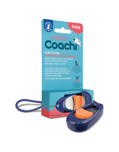 Coachi Multi-Clicker - Hondenopvoeding - Navy Coral