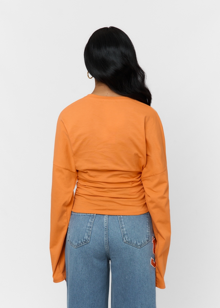 Romee top oranje