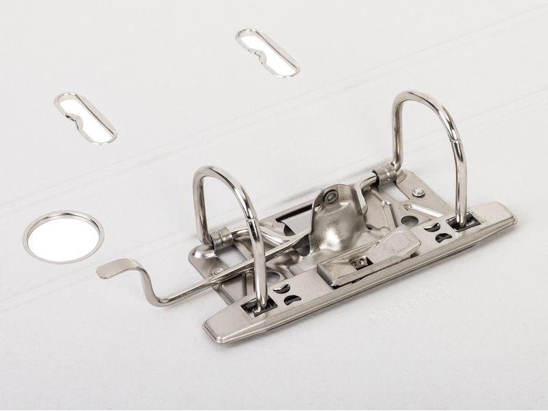 office focus Ordner A4 4 cm, Dunkelblau A4-Ordner mit Rückenschild und Griffloch