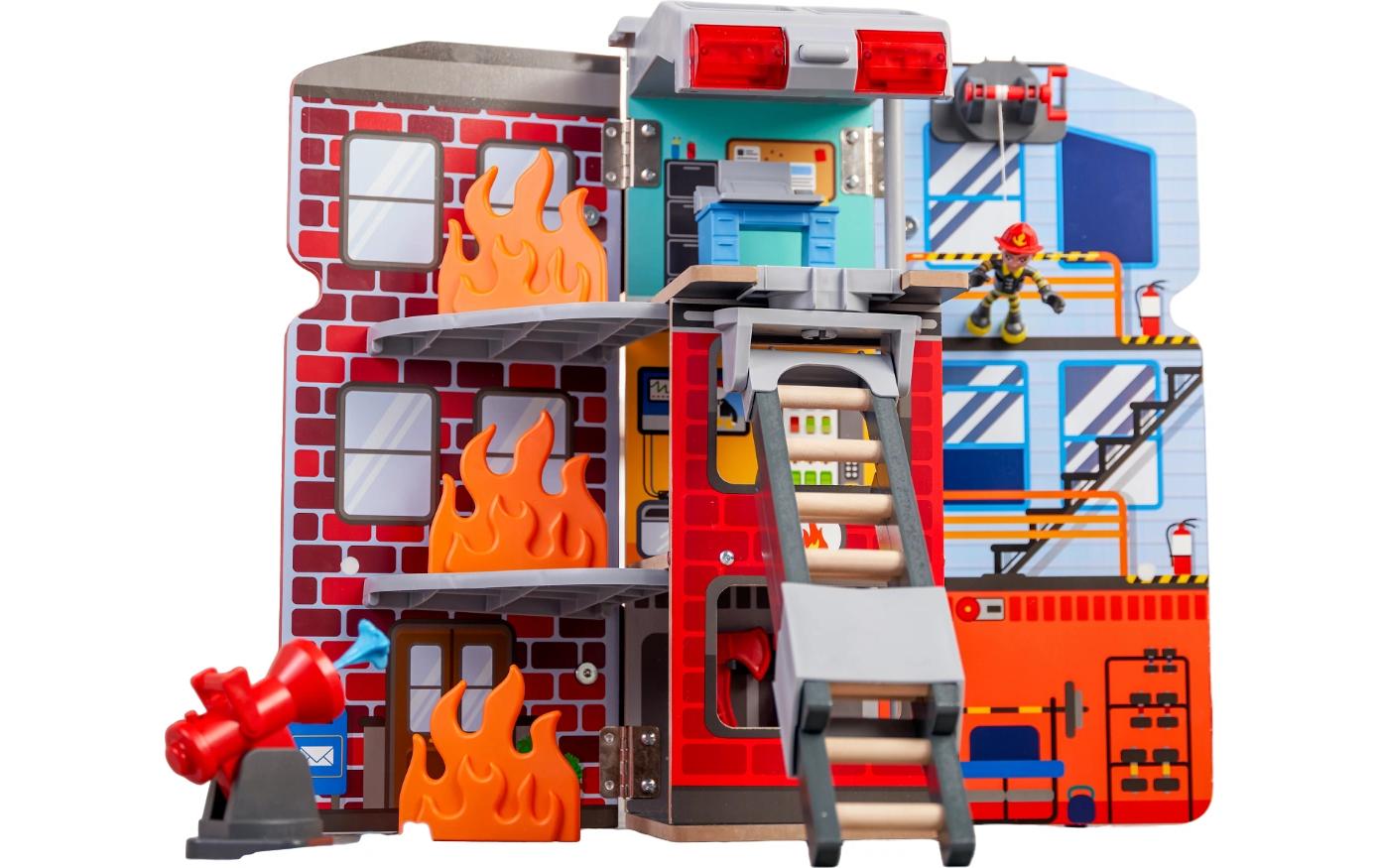 Feuerwehr 2-in-1 FeuerwehrautoSpiel-Set