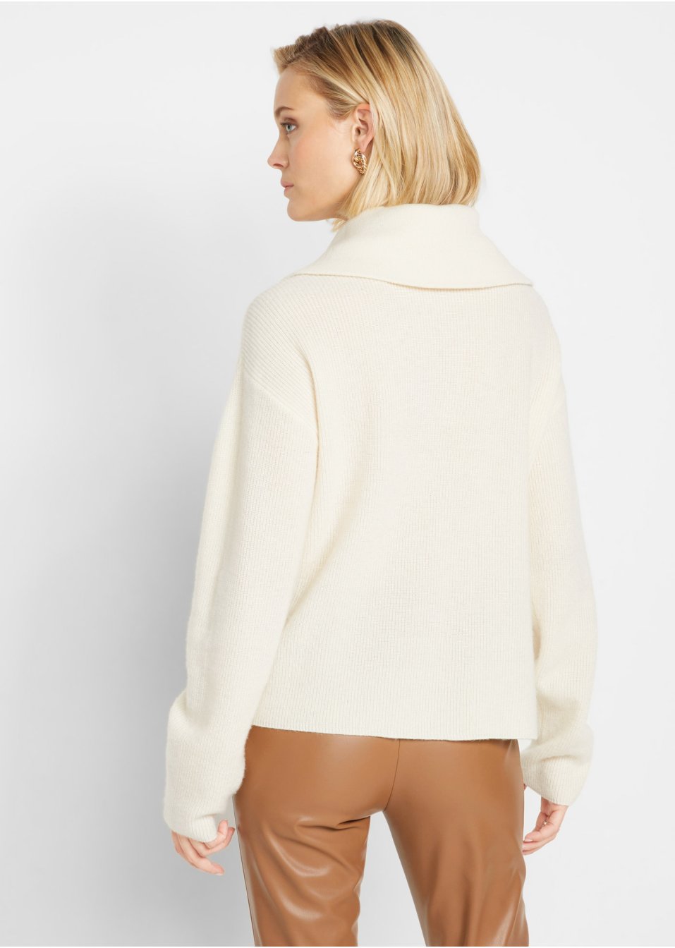 Pull camionneur avec teneur en Good Cashmere Standard®