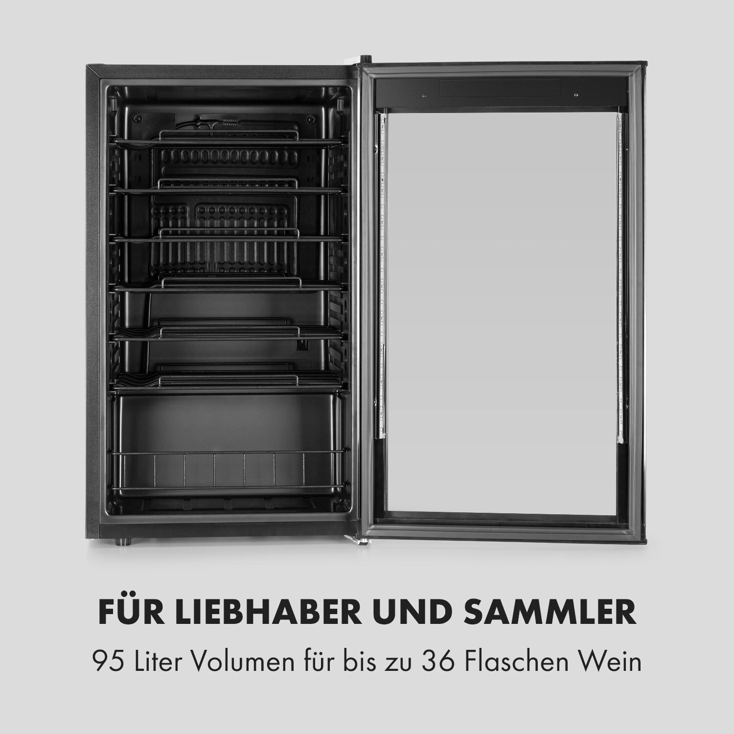 Vinomatica 36 Uno Weinkühlschrank 95l Touch-Bedienfeld 85W 4-18 °C