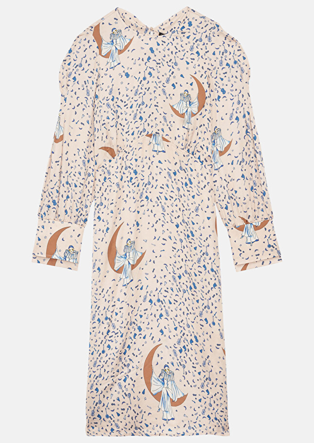 Robe Ranabeige imprimée