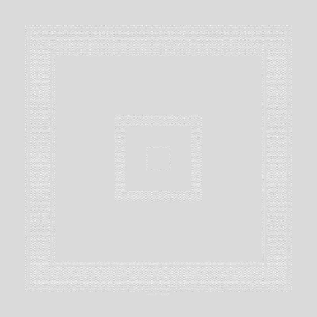 Nappe antitache déperlant pur coton blanc 155x155 Garnier Thiebaut