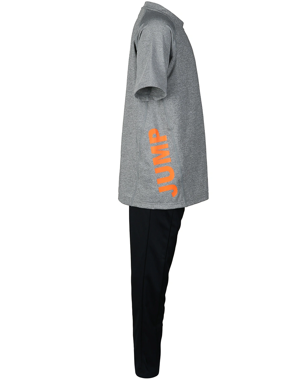 Funktions-Sporthose JUMP HIGH mit T-Shirt in schwarz