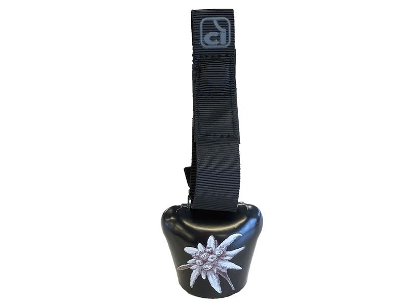 Incirca Glocke Cowbell mit Edelweiss Alpine Klingel für individuellen Stil