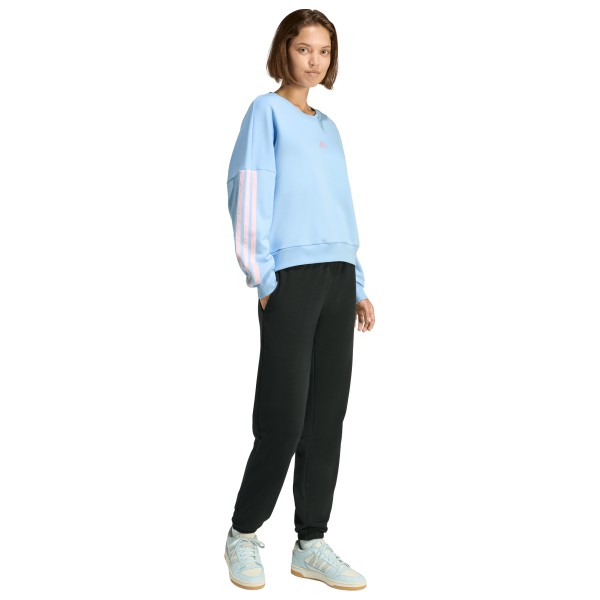 adidas - Women's 3-Stripes French-Terry Sweatshirt - Pull
