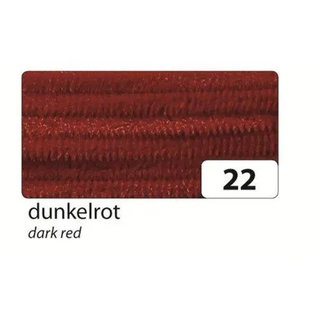folia Chenilledraht dunkelrot L 50 cm Ø 8 mm