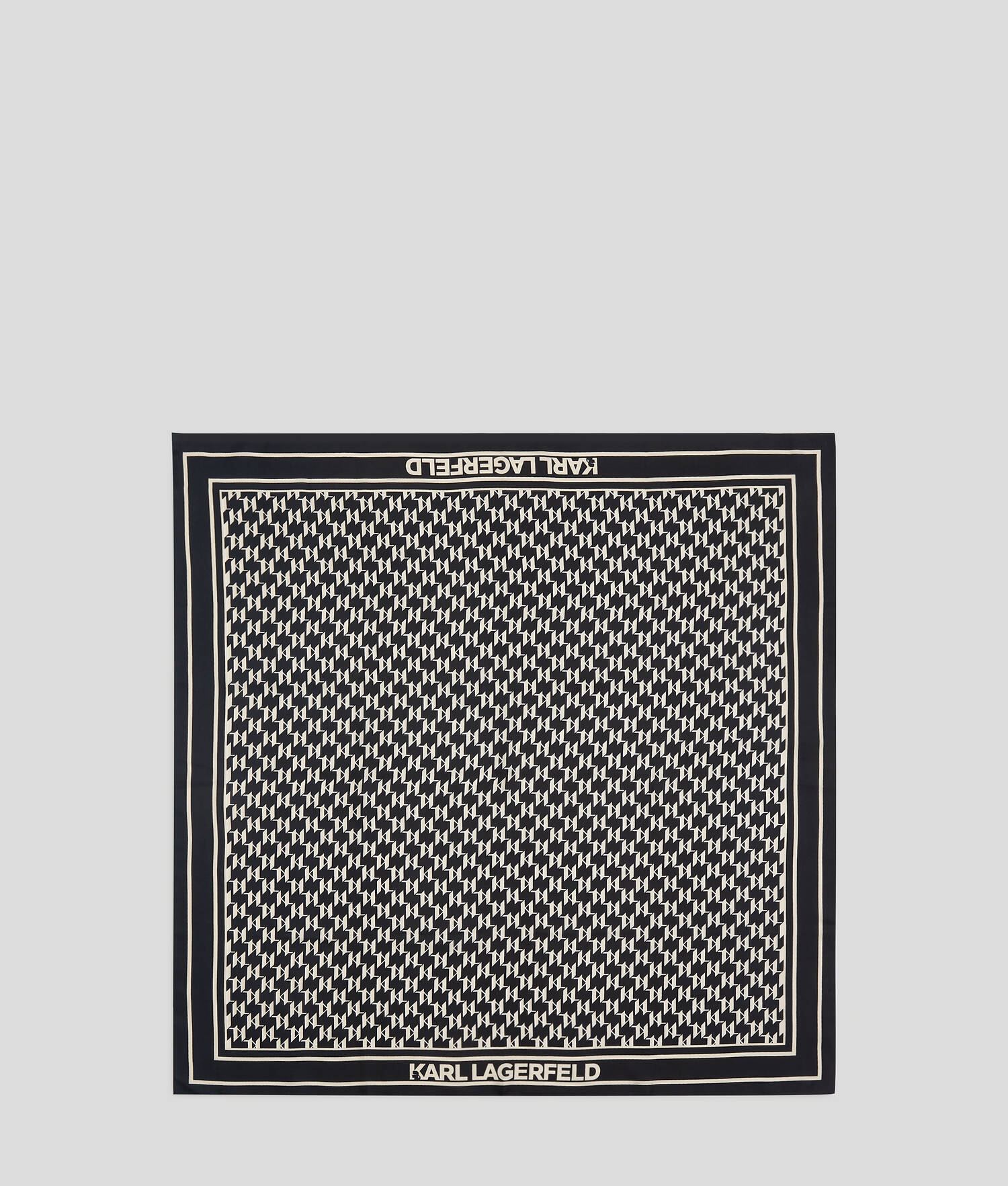 FOULARD EN SOIE KL MONOGRAM
