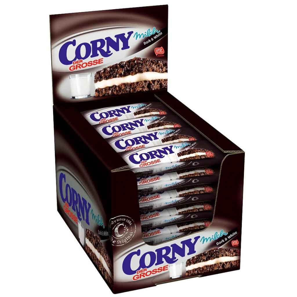 24x Corny Der Grosse Milch Dark & White á 40g=960g MHD:10.1.26