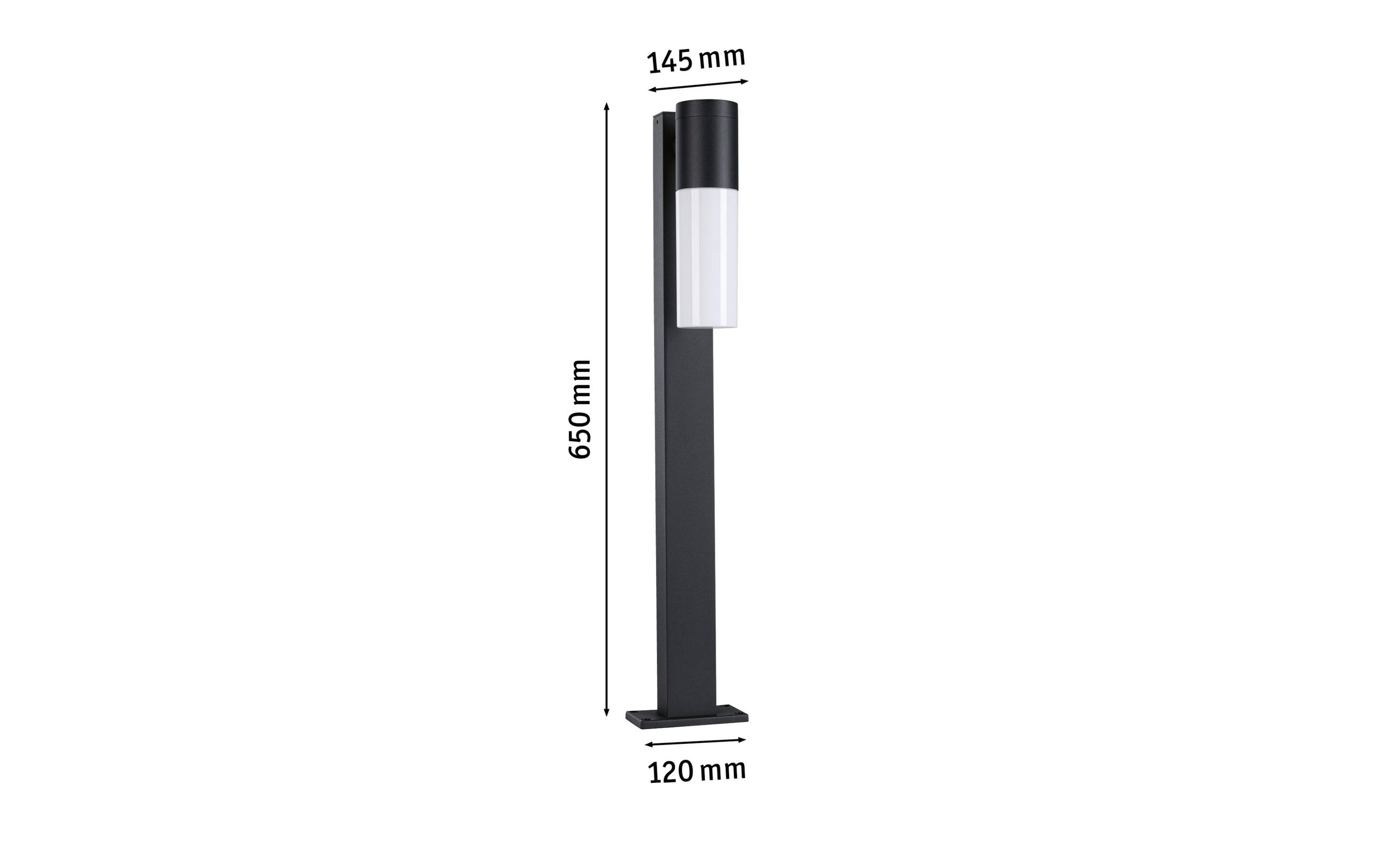 Sockelleuchte LED Tralia E27, 10W, Anthrazit<br>LED Pollerleuchte