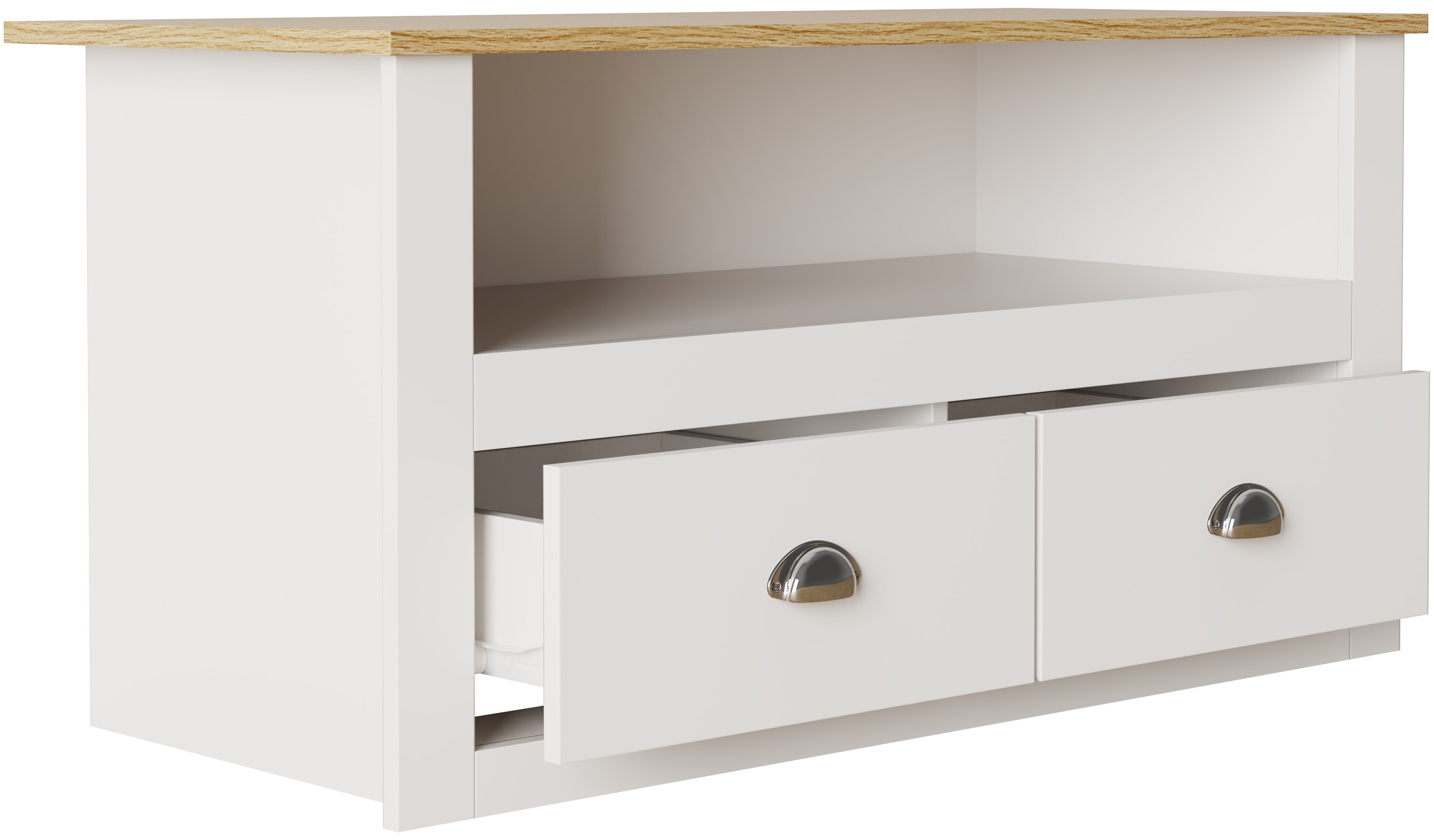 VCM Holz TV Lowboard Möbel Fernsehschrank Tisch Konsole Fernsehtisch Balusa