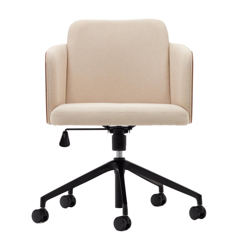 Kave Home Madai bureaustoel beige