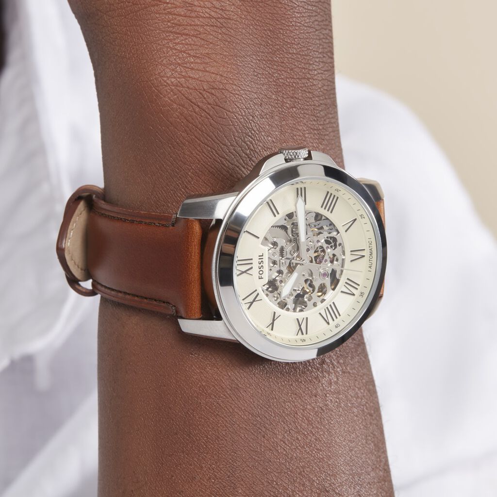 Montre Fossil Grant Automatique Beige
