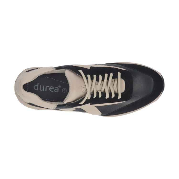 Durea 6305 wijdte K ZWART/TAUPE