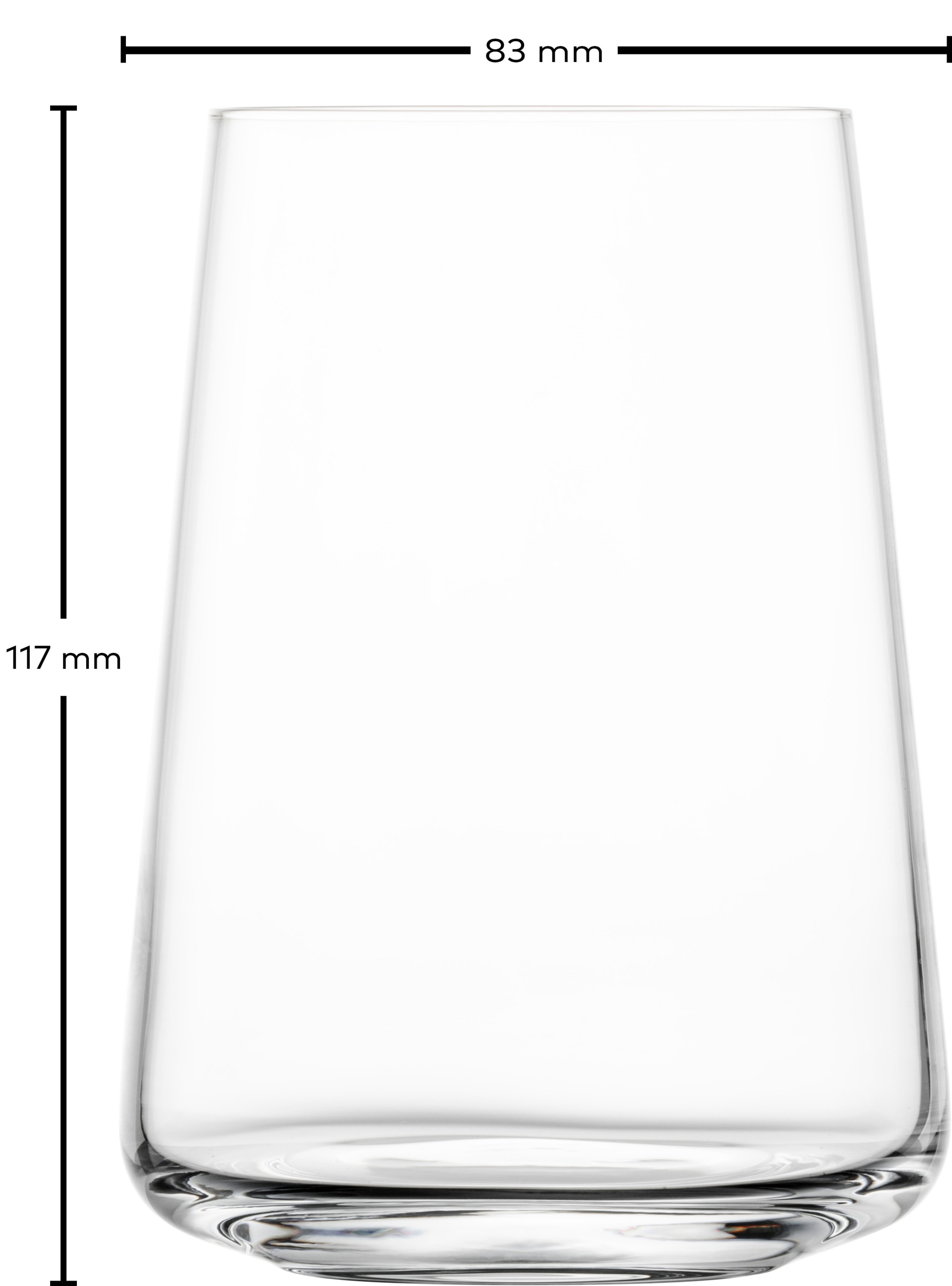 SCHOTT ZWIESEL Trinkglas MIOVINO 4er Set 425 ml Kristallglas