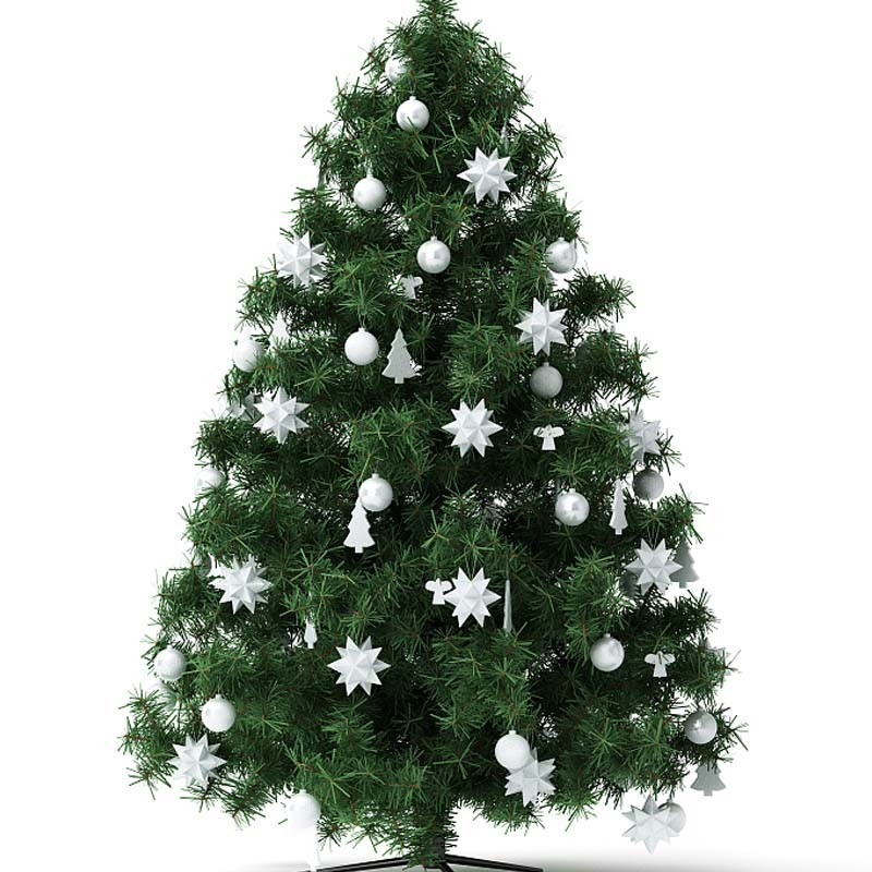 (36er Set) Christbaum Schmuck Glitzer Weihnachtskugeln Tannenbaum Home Deko - Blau