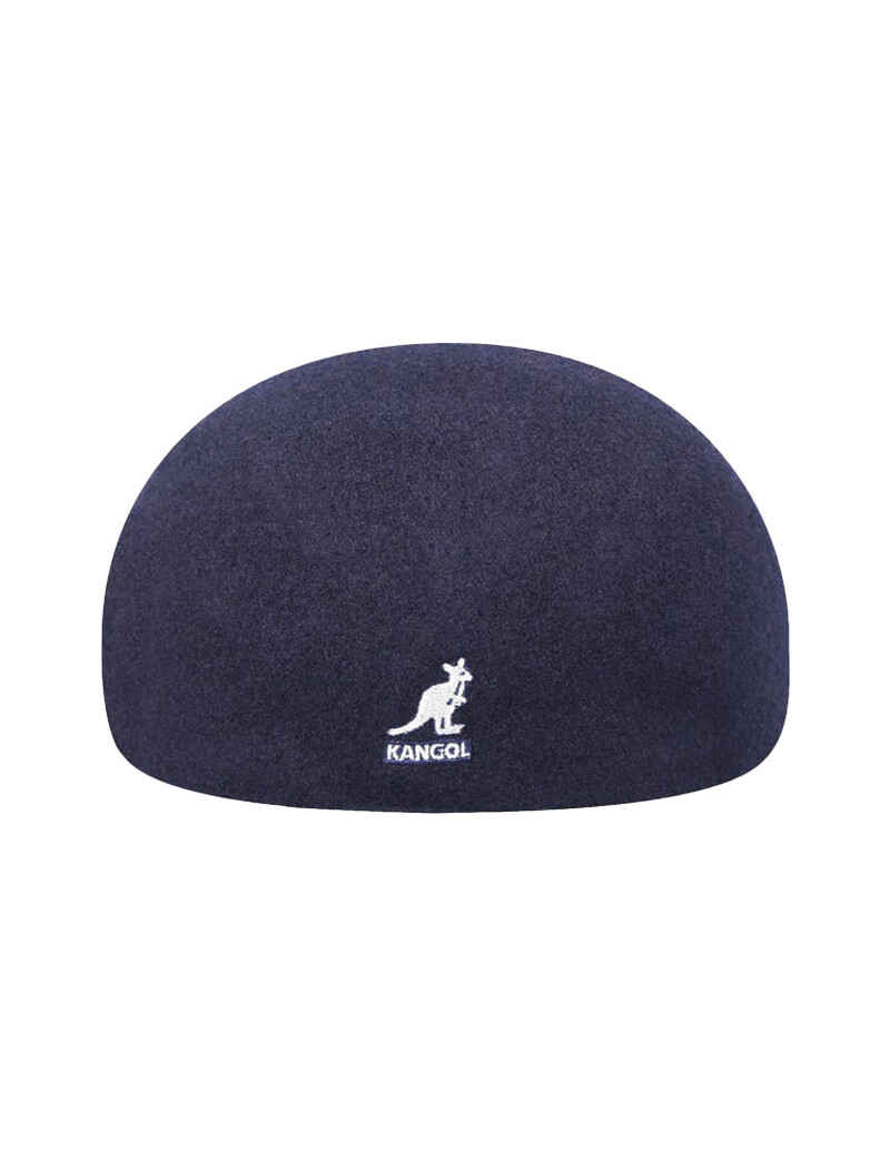 KANGOL BÉRET CASQUETTE LAINE MARINE