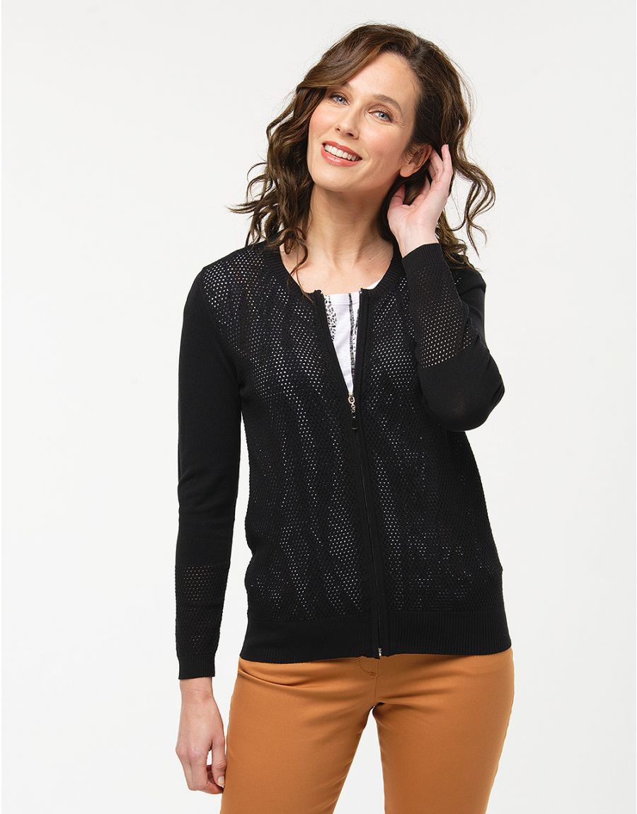 Gilet filet noir