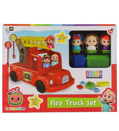 CoComelon Aktivitetsleget?j - Funbricks Fire Truck Set