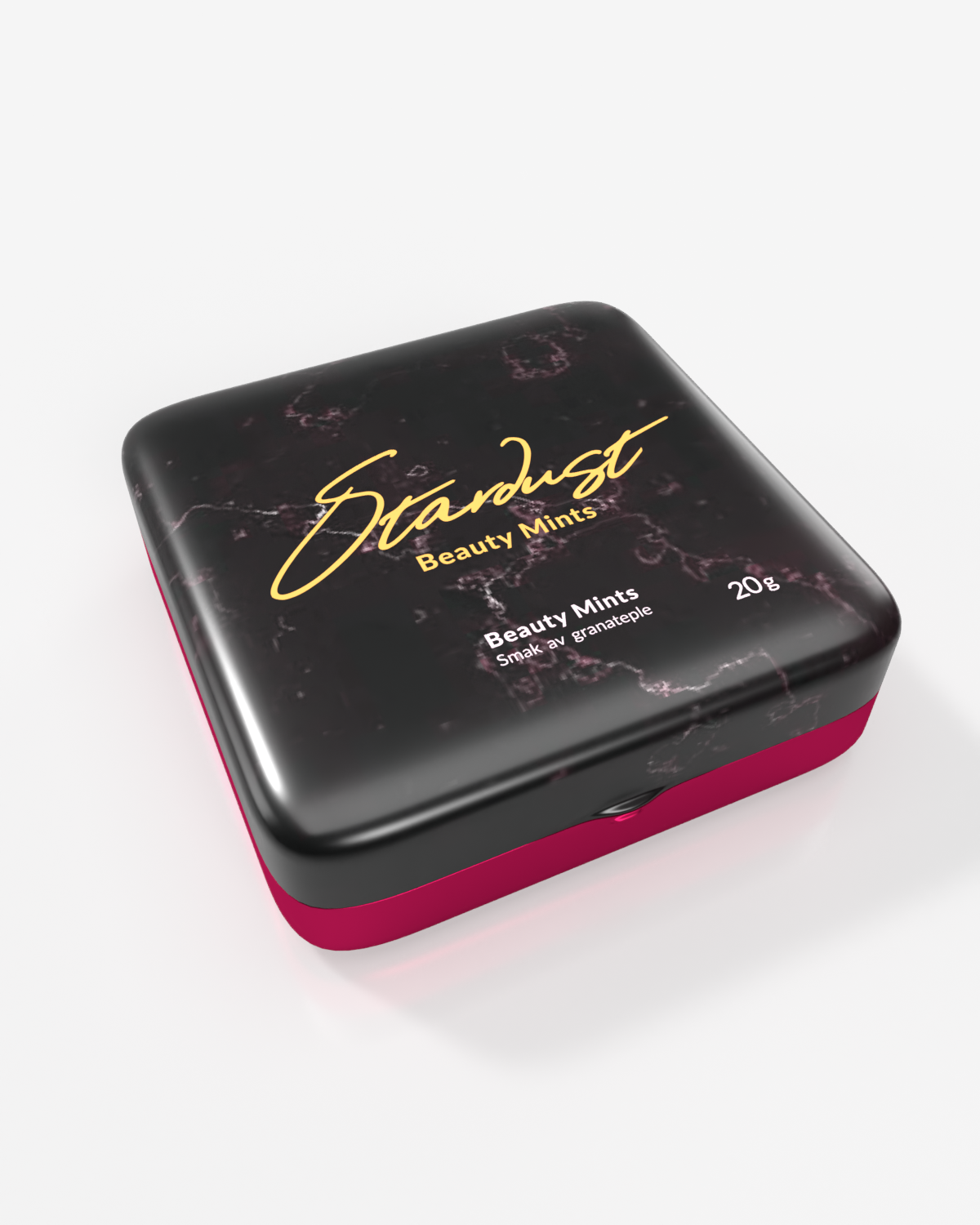 Stardust Beauty Mints - Pomegranate - MED KOLLAGEN &amp; BIOTIN! - TREPAKNING