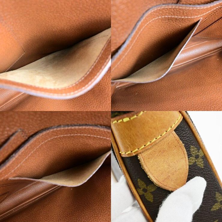 Louis Vuitton Vintage Louis Vuitton Porte Documents Voyage Brown