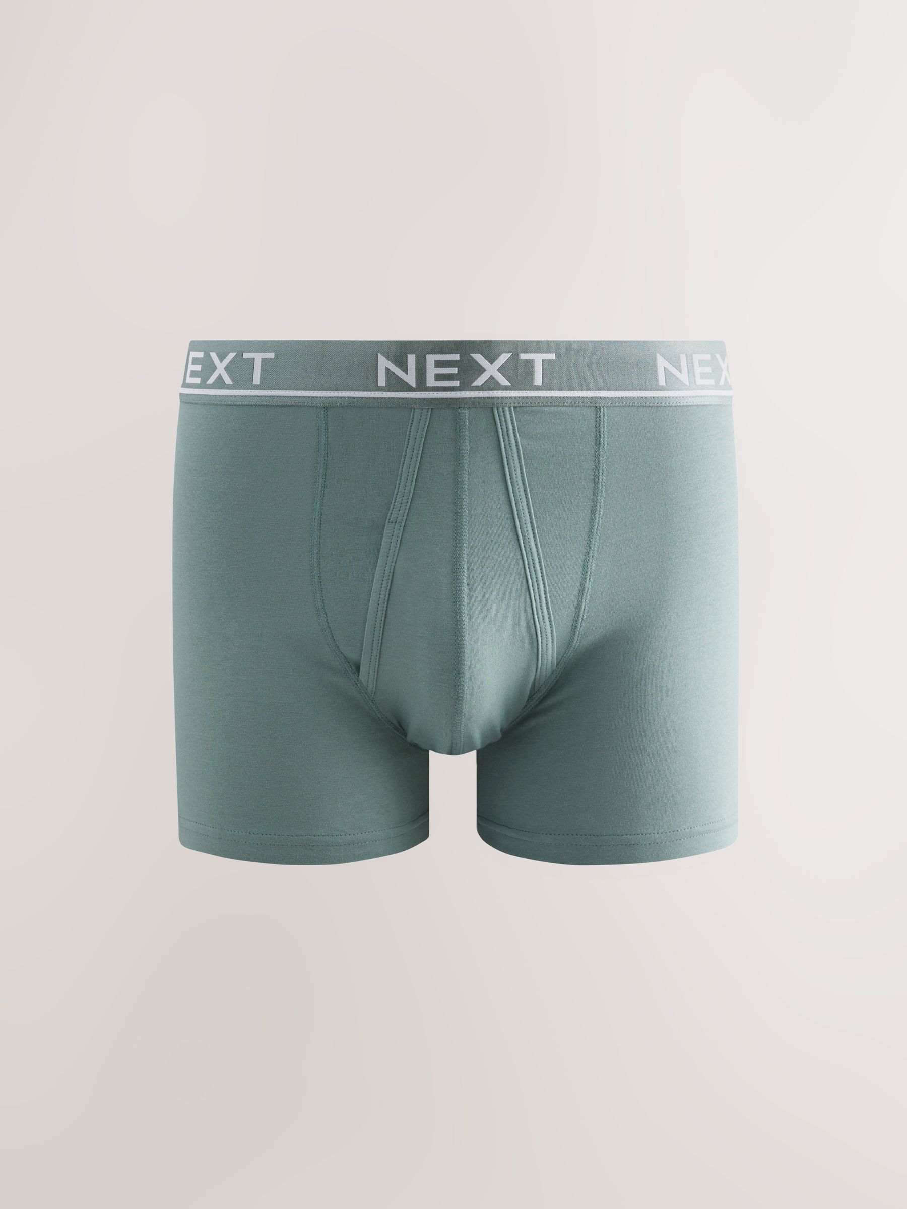 Kern grijs/groenen - Standaard - 10 Boxershorts zonder plooi
