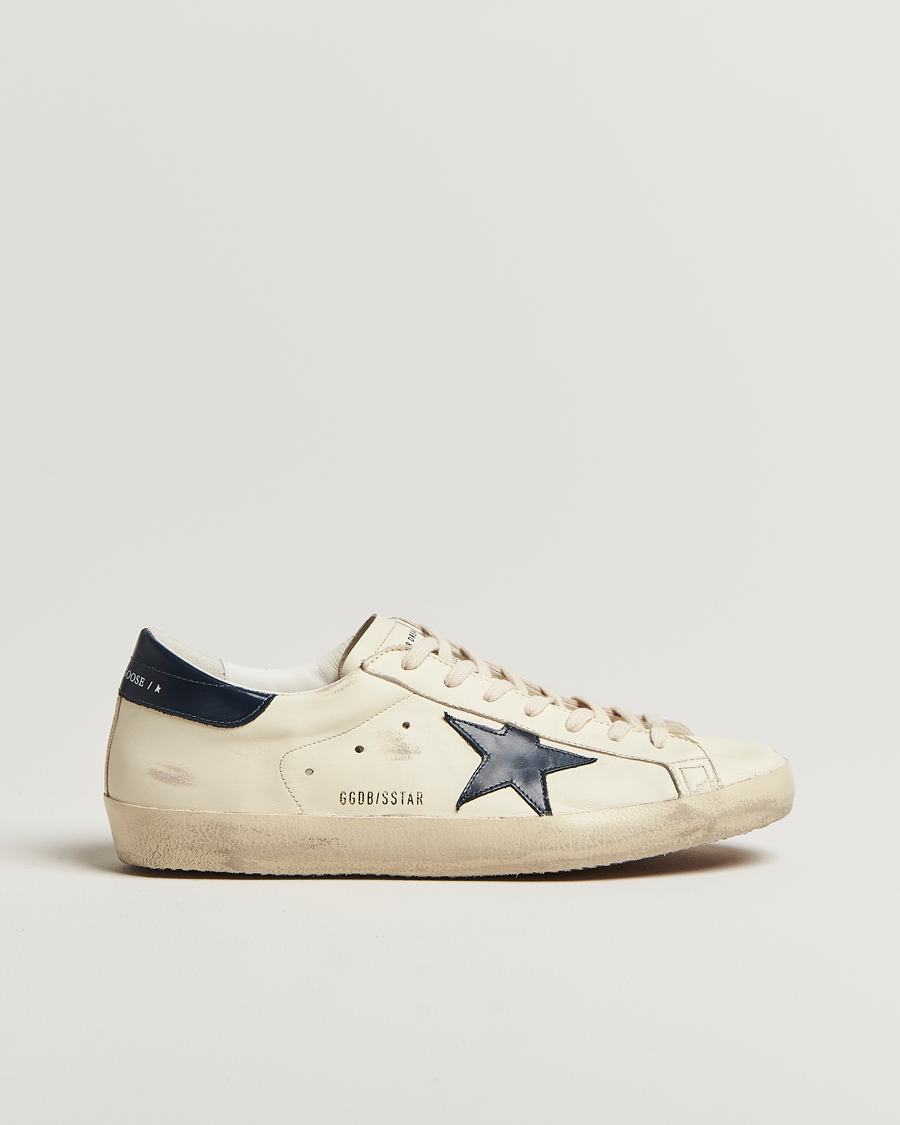 Golden Goose Super-Star Sneakers White/Navy