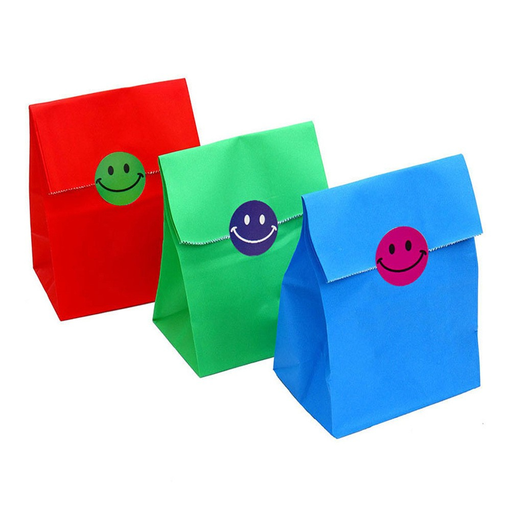 (1 Rolle à 500Stk.) Ø25mm Runde Aufkleber Sticker Selbstklebende Lehrer Etiketten - Smileys