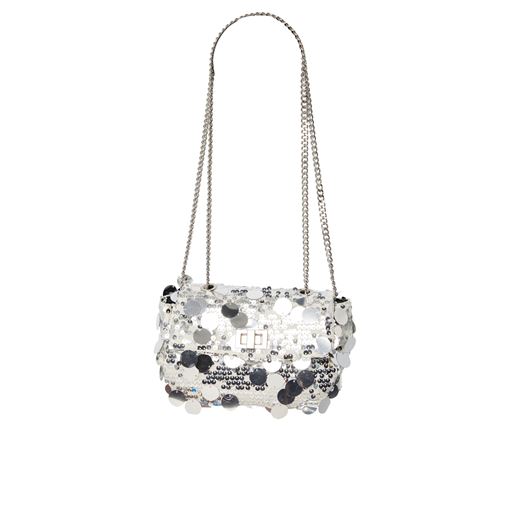 Pieces Nella Sequins Crossbody, Silver