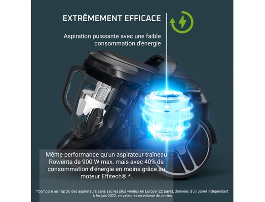 ROWENTA - Aspirateur traîneau RO7935EA Silence Force Cyclonic Parquet
