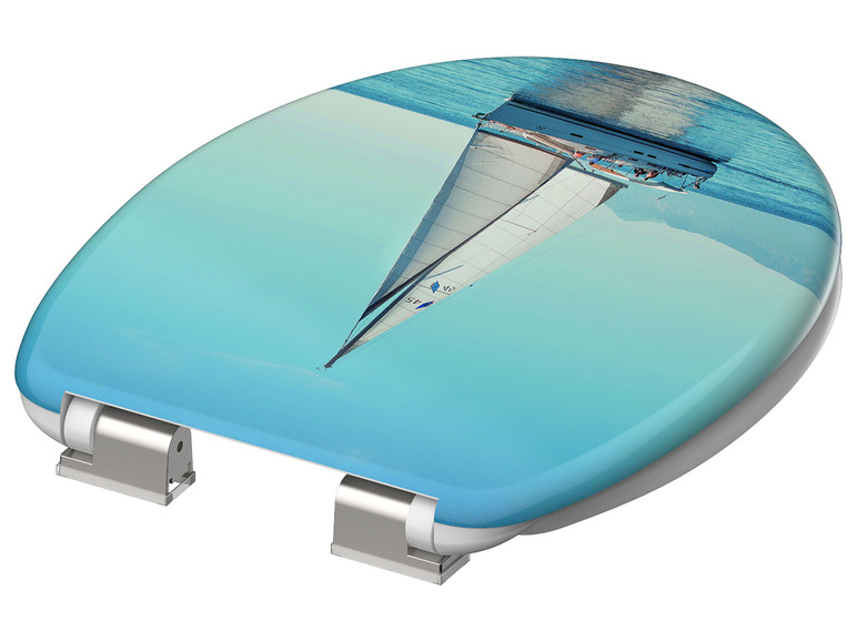 WC zitting duroplast, met soft-close-mechanisme