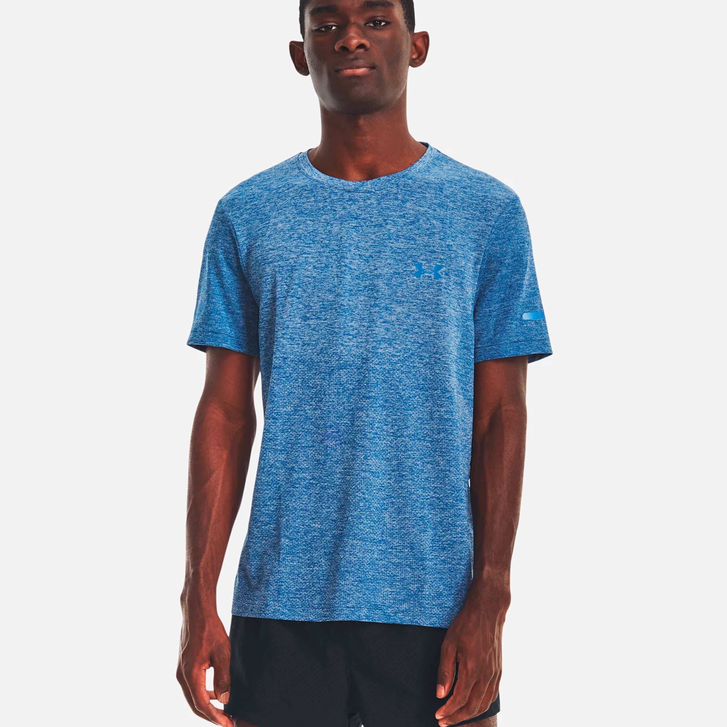 Under Armour Seamless Stride Maillot De Course Hommes - Bleu