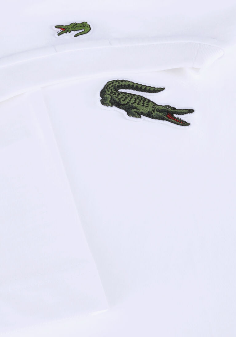 LACOSTE witte lacoste t-shirt 1ht1 men's tee-shirt