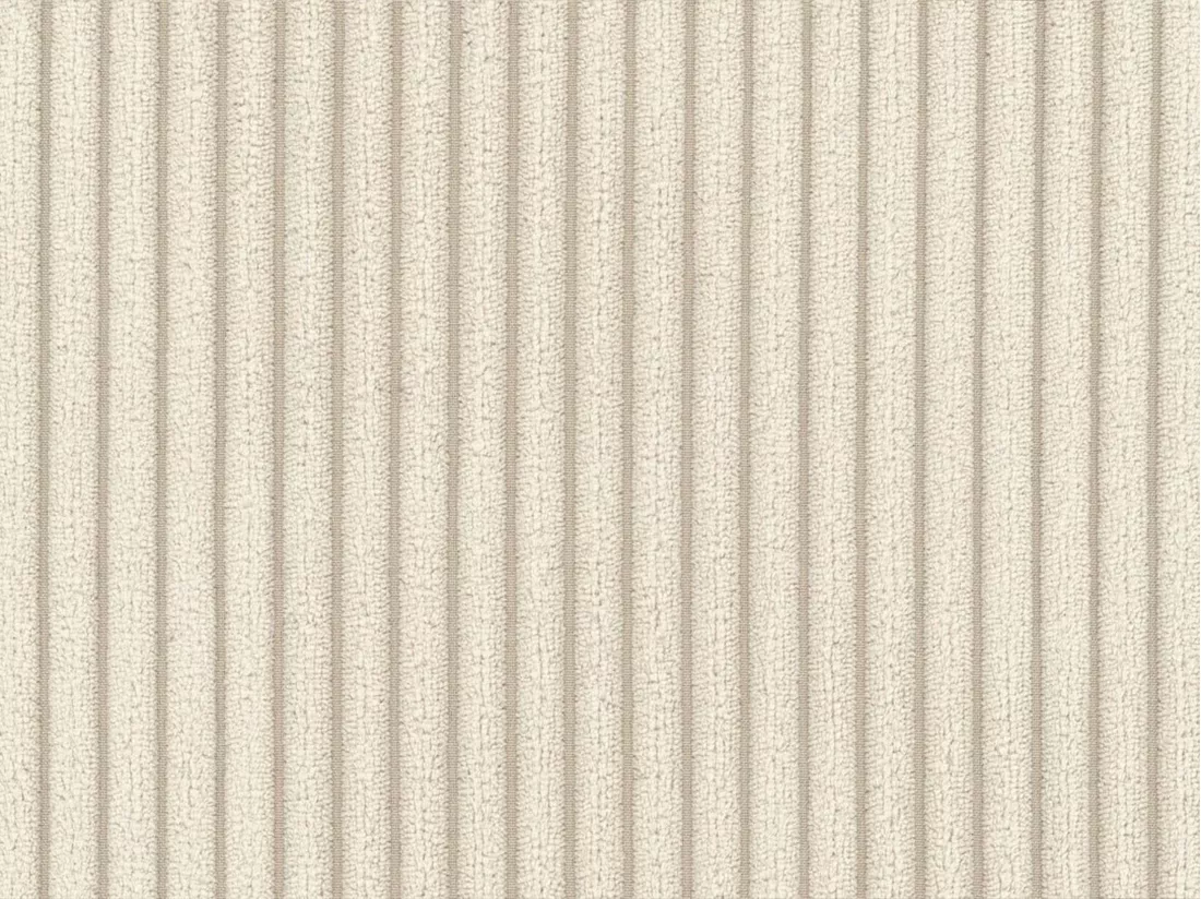 Canapé 3 places en velours côtelé beige POGNI de Maison Céphy