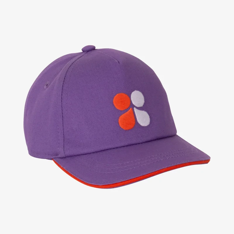Casquette bébé parme broderie papillon violette Catimini Mauve Violet
