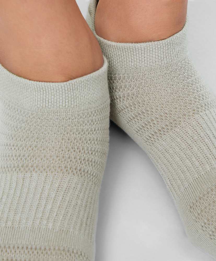 3 pares de meias de algodão para tênis esportivos