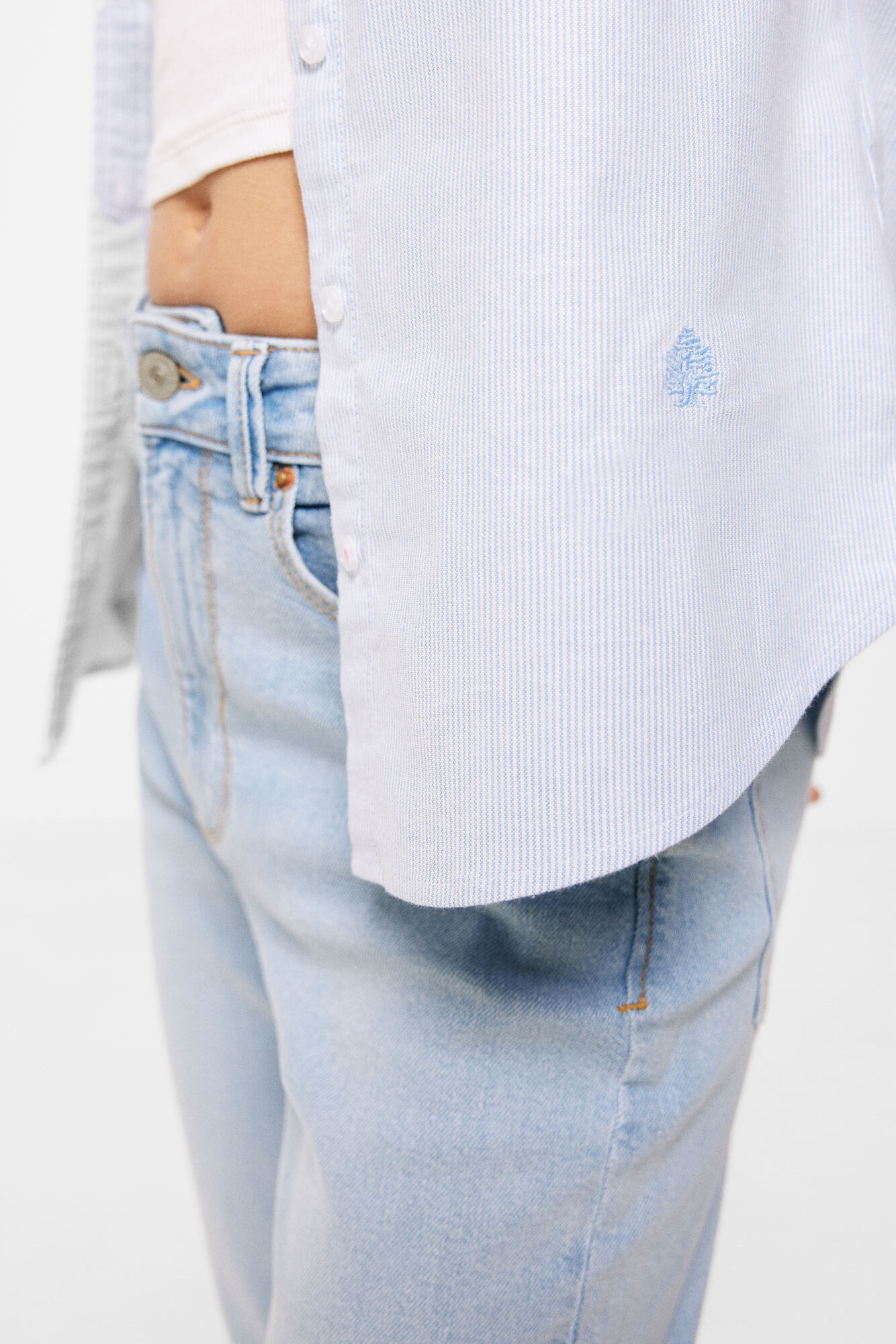 Camisa Oxford de Algodão