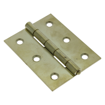 HANDSON Scharnier 60x46 mm vermessingd - 2 stuks
