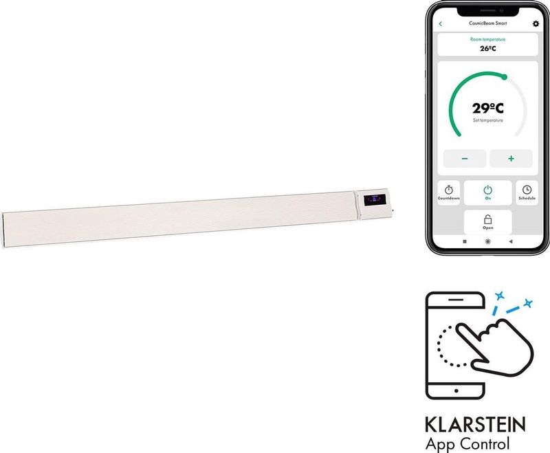 Klarstein - Cosmic Beam Smart 30 - Infraroodverwarming - 3000W - Met Wifi-App Bediening
